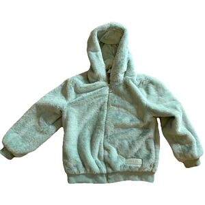 Pantone Kids Sea foam Green Fuzzy Coat Size 11/12